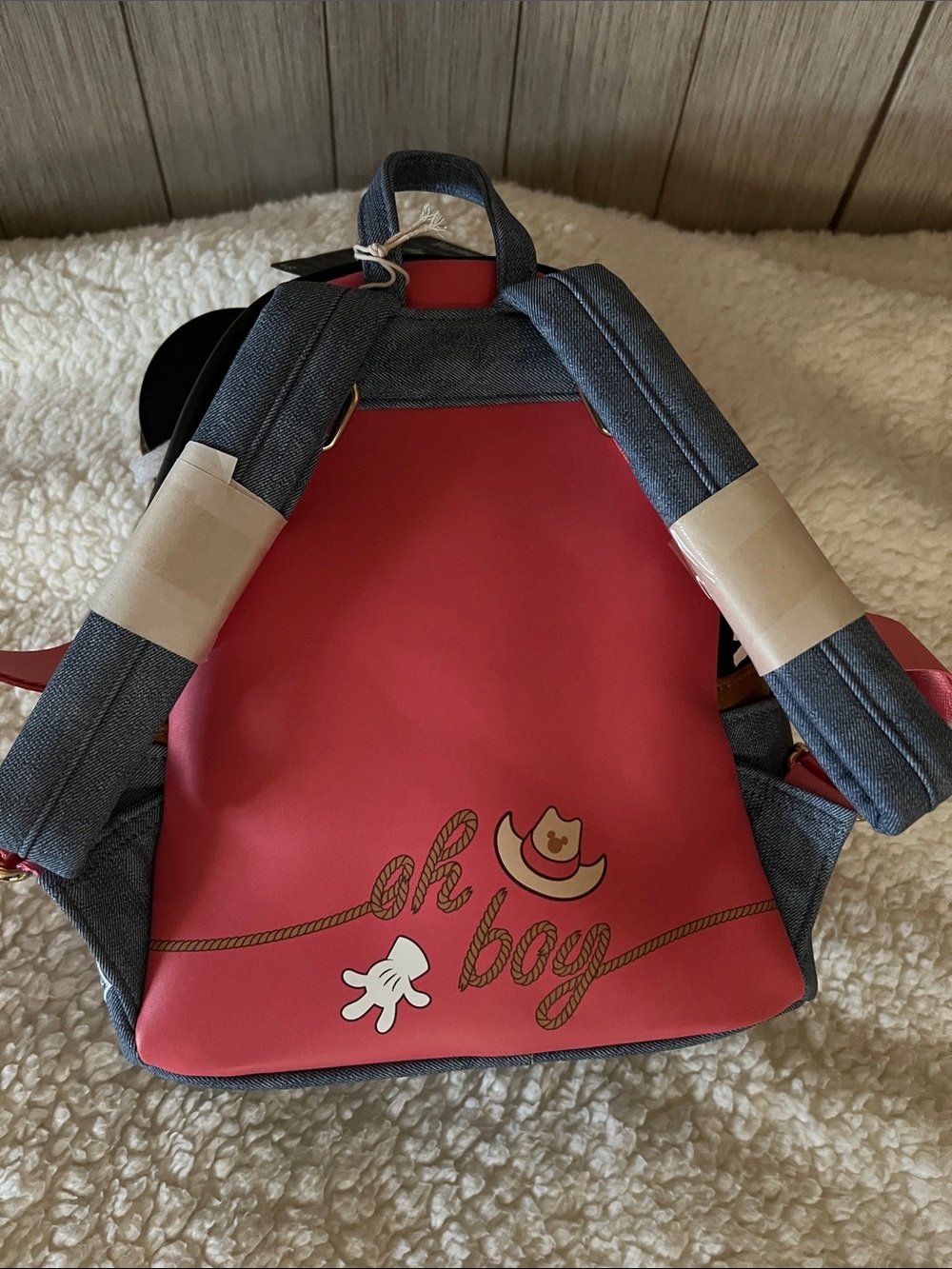 Disney Loungefly Mickey Cowboy Bag NWT - Picture 3 of 8
